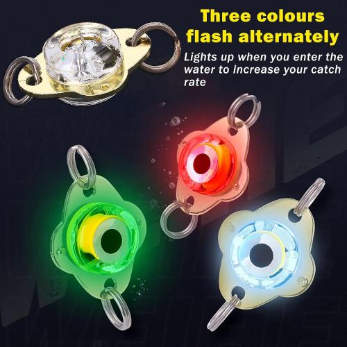 LED Fishing Lures,Deep Drop Fishing Lights,Underwater Flasher,LED Lighted Bait Flasher Fishing Spoons,Flasher Saltwater Trolling for Bass Halibut Fishing Lures Kit