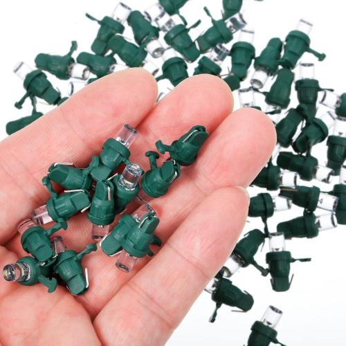 LED 5 mm Christmas String Lights Replacement Bulbs LED Wide Angle Wire Light Set Indoor Outdoor Home Decor Festival Decorations for Xmas Tree Lights(Cold White Bulb,60 Count)