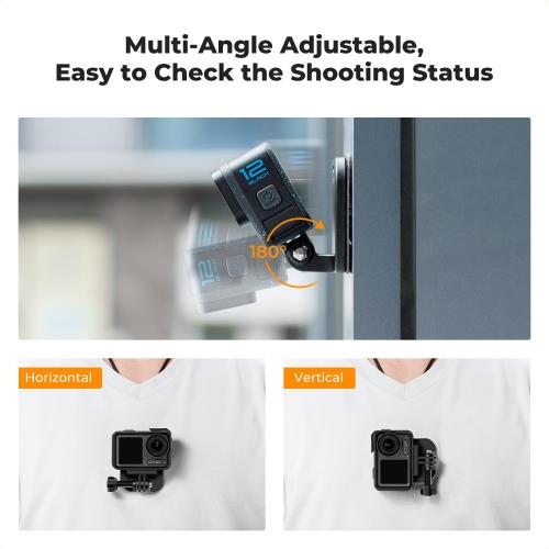 K&F CONCEPT Magnetic Action Camera Chest Mount for GoPro Hero 13/12/11/10/9