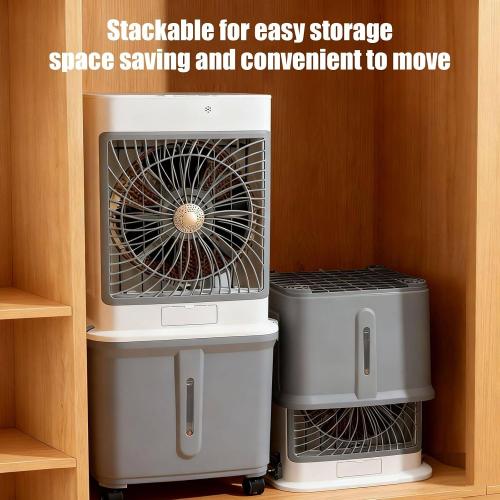 Water AC Unit, 8.5gal Water Tank, 120° Oscillation with 7H Timer and 3 Cooling Modes, Evaporative Cooler for Home, Office & Garage Use
