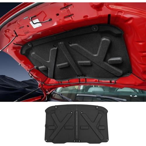 Soundproof Mat Compatible with 2022-2025 Ford Maverick Engine Hood Heat Insulation Shield Sound Protective Pad Sound Proof Foam Insulation for 2024 Maverick Accessories (PET Felt)