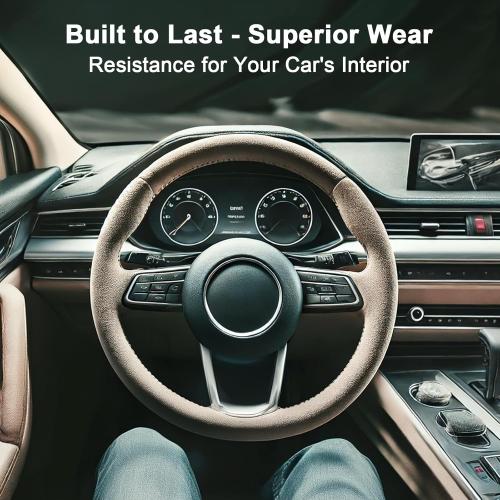 Premium Black Suede Fabric Wrap - 30x60 inch Suede Wrap for Car Interior - Self-Adhesive Microfiber and Synthetic Leather, Stretchable Interior Film for Car and Home Decor