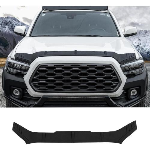 Hood Protector Compatible with 2016-2023 Toyota Tacoma Hood Shield TPE Hood Deflector Hood Guard for 2022 Tacoma Accessories