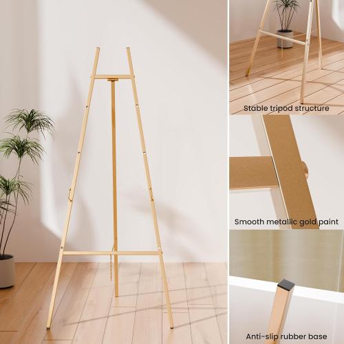 Gold Easel Stand for Sign, Wedding Sign