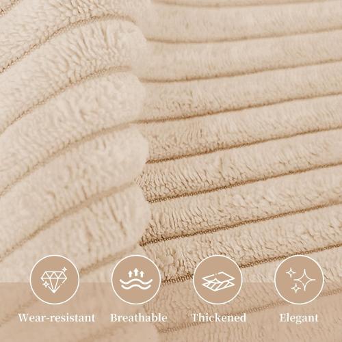 Sasttie Headboard Pillow Twin/Twin XL, Wedge Pillow Headboard for Dorm, Triangular Daybed Backrest Cushion for Sitting or Reading in Bed, with Removable Washable Cover, Beige