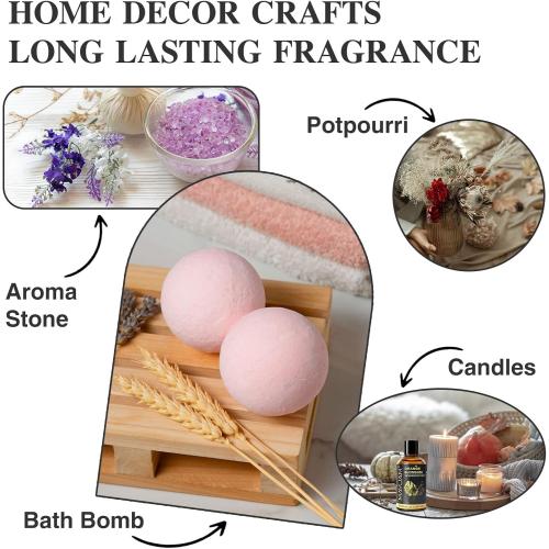 MAYJAM 100ML/3.38FL.OZ Orange Blossom Fragrance Oils with Glass Dropper, Essential Oils for Diffusers, Long Lasting Scented Oils for Soap Candle Making