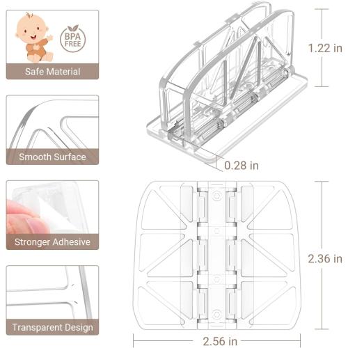 Sliding Glass Door Lock Window Locks, 4 Pack Sliding Door Lock