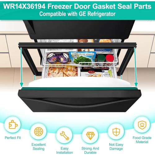Freezer gasket replacement