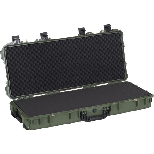 MEIJIA Portable Rolling Waterproof All Weather Hard Rifle Case,Gun case with Wheels,Customizable Fit Foam Included,Fit for Rifle,Guns,Shotguns, Airsoft Gun