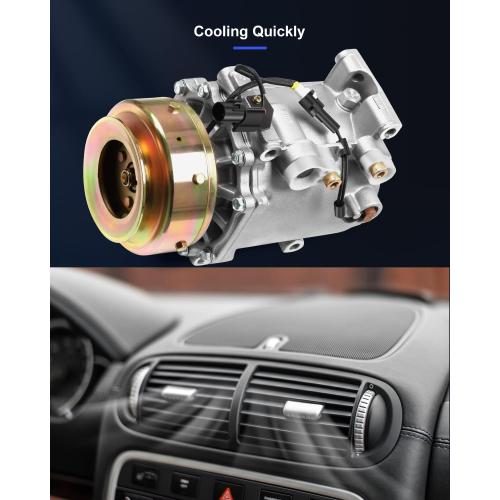 ECCPP AC Compressor 1997-2003 fit for M-itsubishi Montero Sport 3.0L 1999-2004 for M-itsubishi Montero Sport 3.5L Air Conditioning Compressor