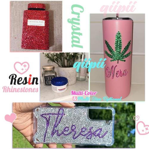 3 Boxes 5070PCS Metallic Silver Resin Flatback Rhinestones for Crafting 2mm 3mm 4mm 5mm 6mm Mine Silver Stones No-Hotfix Gems Diamonds Charms for Nails Face Eyes Makeup Tumblers Mugs DIY Crafts