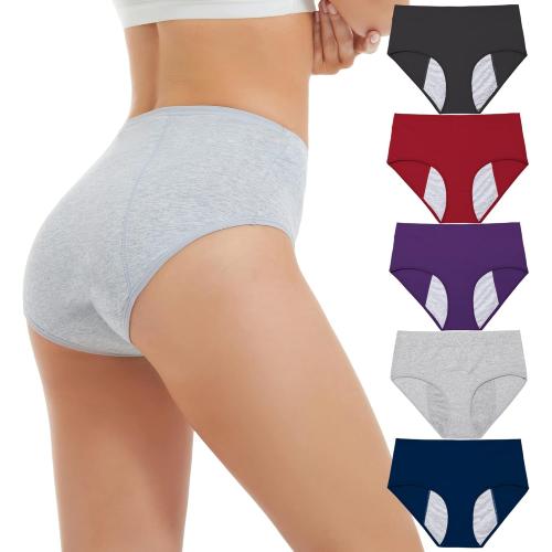 SIZE XXL HATSURE Period Underwear for Women Leak Proof Cotton Overnight Menstrual Panties Briefs (Multipack)