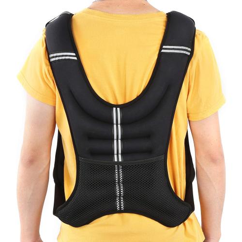 Exercise Weighted Vest Strength Training Jacket with Adjustable Buckle for Workout Fitness