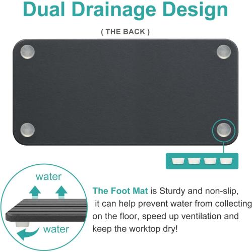 Diatomite Stone Sink Tray Drying Mat for Kitchen Soap Bathroom Counter Tray