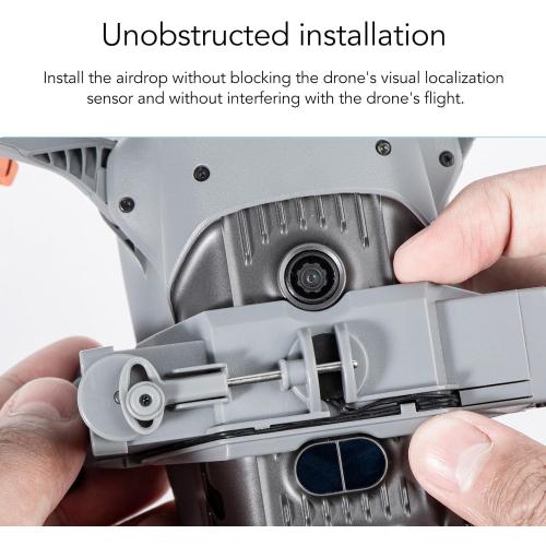Color Grey Startrc Drone Drop Release Device for AIR 3 Light Sensitive Control, Load Bearing, Compatible with Mini 2 Drone
