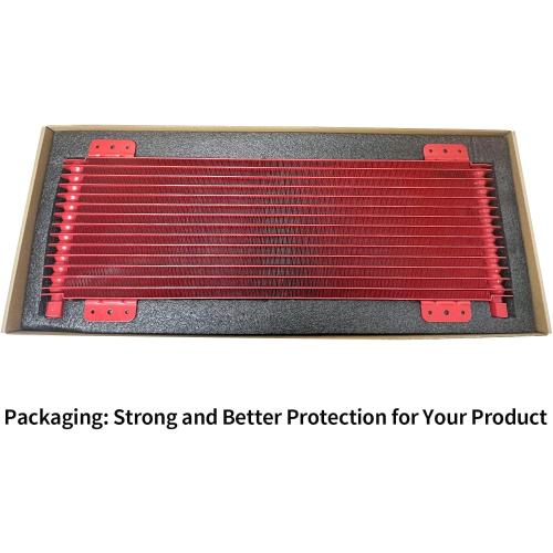 Low Pressure Drop Trans Cooler 40K Transmission Oil Cooler Kit 47391 Compatible with Heavy Duty 40,000 GVW Max including Mounting Hardware, Towing Applications and Advanced Cooling Protection LPD47391