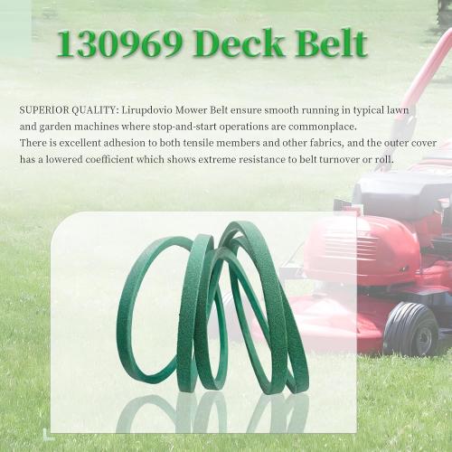130969 Deck Belt for Craftsman Poulan 532130969 Lawn Mower (1/2 X 92.45)