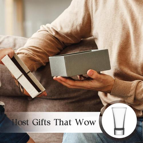 18 Pack Shot Glasses, 2 OZ Heavy Base Clear Shot Cups for Whiskey, Tequila, Vodka, Espresso - Durable Glasses Drinking Set for Home, Bars & Parties