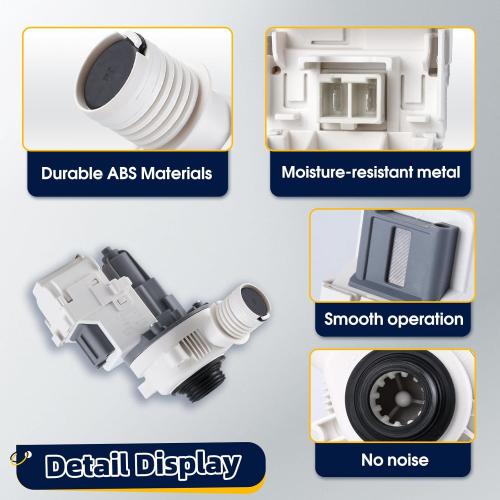 W10919003 W10775446 Washer Drain Pump Compatible with Whirlpool Maytag Kenmore Inglis Crosley Amana Admiral Roper, Replace 4461359 AP6038235 PS11770076 EAP11770076 B25-3A04