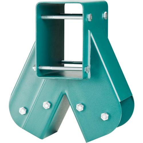 (Frame ONLY) A-Frame Middle Swing Set Brackets, Heavy Duty Carbon Steel Swing Set Hardware with Mounting Hardware, DIY Swing Set Bracket Swing Set Kit for 4x4 Legs & 4x6 Beam, Green