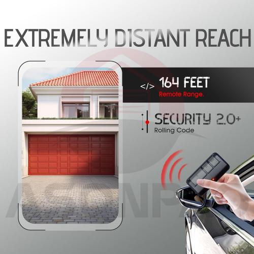 2 for 953EV-P2 953ESTD Universal Chamberlain LiftMaster Sears Craftsman Garage Door Opener Remote, 3-Year-Warranty