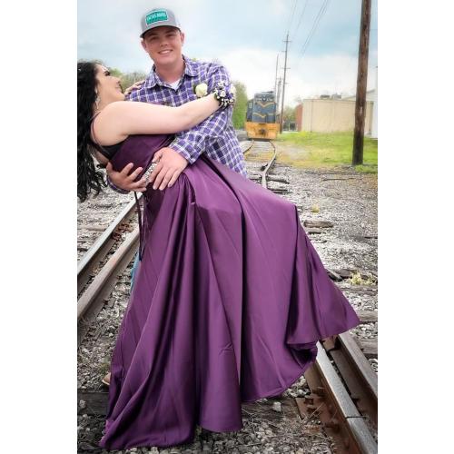 Yexinbridal Satin Prom Dresses Long for Women 2026 Spaghetti Straps Beaded V-Neck Formal Evening Party Gowns size 16