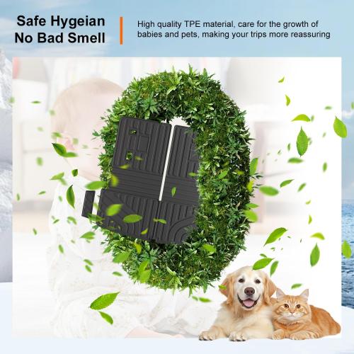 powoq 6&7 Seats Cargo Mat Compatible with 2017-2023 GMC Acadia Backrest Trunk Mat Cargo Liner Trunk Liner Replacement for 2017-2023 GMC Acadia Accessories