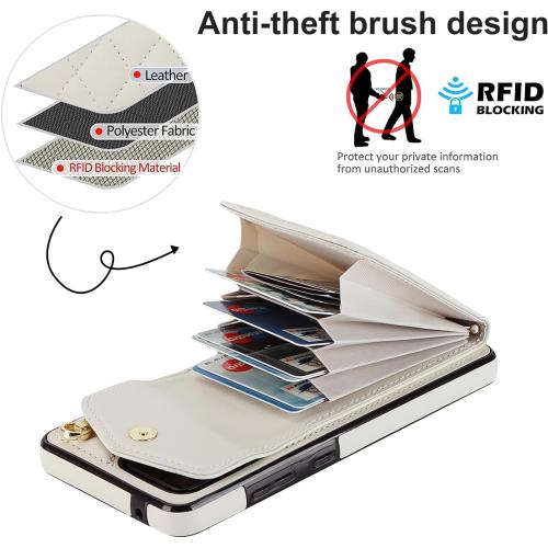 Asuwish Phone Case for Samsung Galaxy S20 Ultra 5G Wallet Cover with Tempered Glass Screen Protector and Ring RFID Blocking Credit Card Holder Cell S20ultra 20S S 20 A20 S2O 20ultra G5 Women Off White