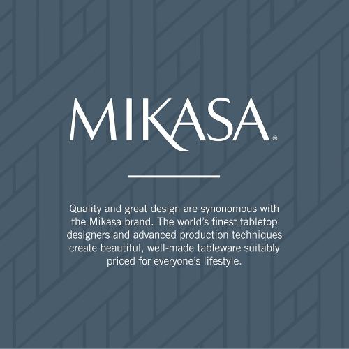 Mikasa Harmony 65-Piece 18/10 Stainless Steel Flatware Set, Service for 12, Polished Silverware with Serving Utensils, Dishwasher Safe
