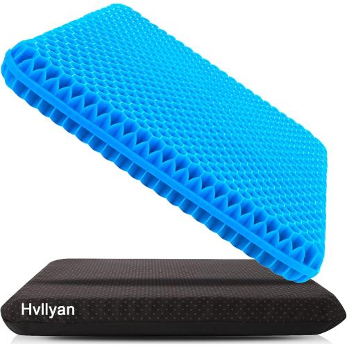 Gel Seat Cushion for Long Sitting, (Thick & Large) Cushion for Wheelchair
