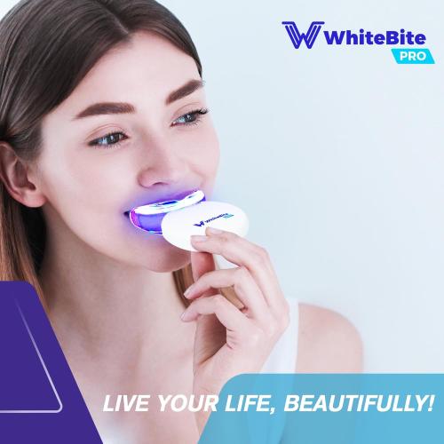 Whitebite Pro Teeth Whitening Kit for Sensitive Teeth – Dual LED Light   35% Carbamide Peroxide Gel   Remineralizing Gel | Dental-Grade Whitening at Home