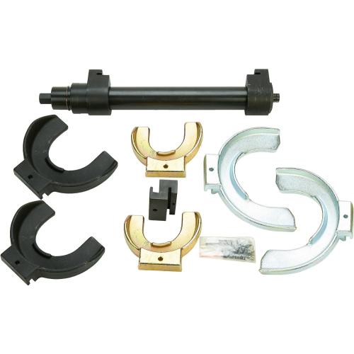 8MILELAKE Macpherson Strut Spring Compressor Kit Interchangeable Fork Coil Extractor Tool Set