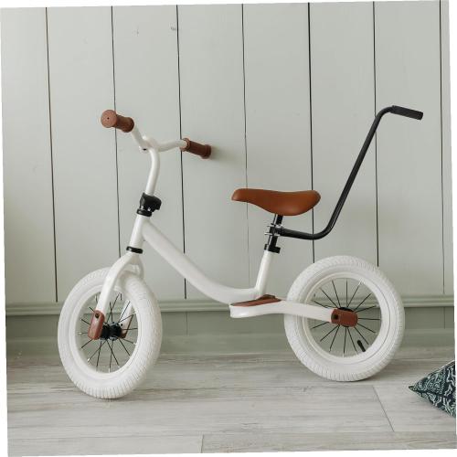 Boy Girl's Training Push Bar Durable Cycling Handle for Learning to Support for Boy Girl Bicycles