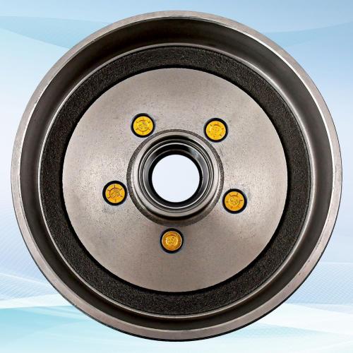 5 on 4.5 Trailer Brake Drum,10 x 2-1/4 Trailer Brake Drum Kit for 3500lbs Traler Axle with L68149/L44649 Bearing and 1/2-20 Nuts - 22001K 008-247-05, 84546，2 Sets