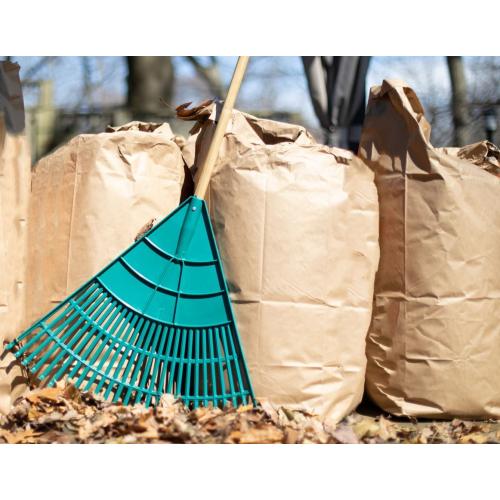Rocky Mountain Goods Yard Waste Bags - Large 30 Gallon Brown Paper Leaf Bags for Yard/Garden/Lawn - Environmental Friendly - Tear Resistant - Heavy Duty - 2 Ply Self Standing (Pack of 5)