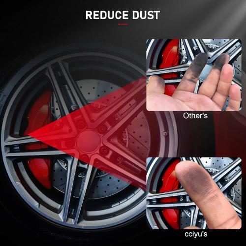 cciyu D820 Front Ceramic Brake Pads Kits 4pcs fit For 2000-2002 For Dodge Dakota,2000-2002 For Dodge For Durango