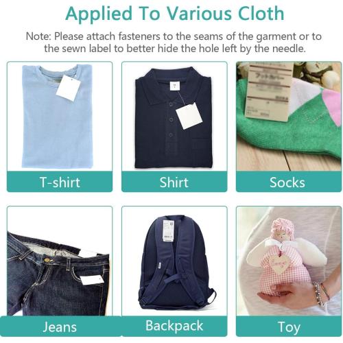 Price Tagging Gun for Clothing,(Not Stitch Gun) Standard Retail Price Tag Attacher Gun for Clothes with 6 Needles & 1000pcs 2 Barbs Fasteners for Store