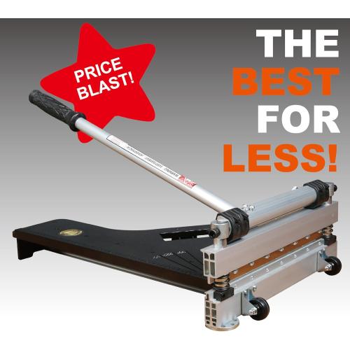 CUTTEREX 13 Vinyl Floor Cutter with wheels - Meet Multi-Angle/Length Cutting, A Flooring Tool also Cuts-Engineered Wood Floor, LVP, VCT, SPC, WPC, Long Life HSS Blade Mounted!