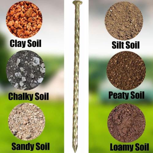 12 Inch Galvanized Heavy Duty Spiral Landscape Spikes, Metal Garden Stakes Edging Anchoring Spikes for Artificial Turf, Paver Edging, Weed Barrier, Tent, Camping, Carpentry,( 40 Pack)