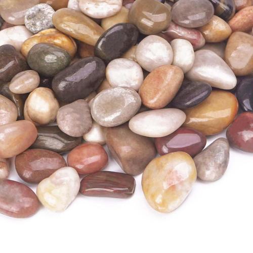 30 lbs River Rocks for Plants, 1-1/2 inch Decorative Garden Rocks Outdoor Landscaping, Large Polished Natural Stone for Walkways, Yard, Vases, Crafts