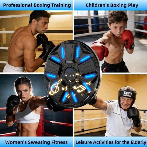 ANHAO Music Boxing Machine for Adults and Kids,Toys for Teens,smart Music Boxing Training Equipment,Music Punching Machine,Move with the Music a Great Gift for a Lively Person