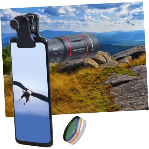 CHILDWEET Telephoto Monocular Lens for Smartphones Cell Phone Lens Kit with Tripod Enhance Imaging Quality for Various Mobile Devices