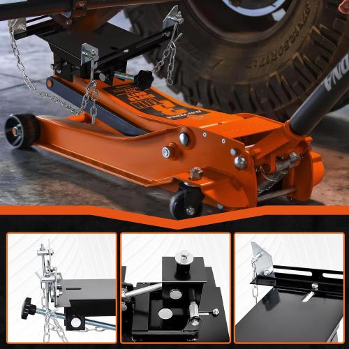 Transmission Jack Adapter for Cars&Trucks,1100 lbs/0.5 Ton Capacity Gearbox Removal Tool,Fits Hydraulic Floor Jack Conversion,Double Safety Chains for Passenger Cars,Light-Duty Truck Transmissions