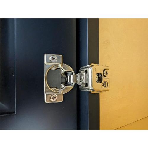 Soft Close 1-1/4 Overlay Cabinet Hinge Cabinet Kitchen Hardware Kitchen Cabinet Door Hinges with Screws 105 Degree 6 Ways 3 Cam Adjustment (set of 4)