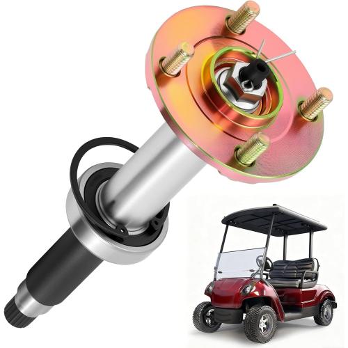 Rear Axle Assembly Driver Compatible with Yamaha G29 Electric Golf Cart 2007-2016, Replaces JW2-G6520-01, JW2-G6520-00 – Complete Direct Fit Forged Replacement
