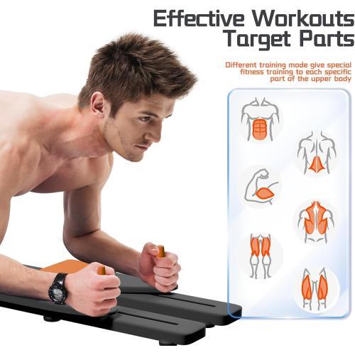 MEE GOO Slimming Training Vest Line Training Board Pull-Up Device, Push-Up Sliding Multifunctional Fitness Board - Lightweight, Detachable, Portable Home Exercise Equipment