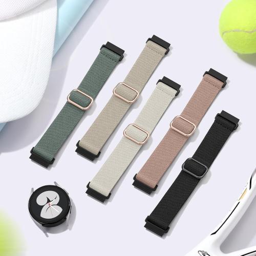 Lerobo 5 Pack Stretchy Bands Compatible with Samsung Galaxy Watch 7 6 5 4 FE Band 40mm 44mm 45mm/Watch 6 4 Classic 4 42mm 46mm 43mm 47mm/Active 2,20mm Soft Nylon Solo Loop Band Elastic Strap