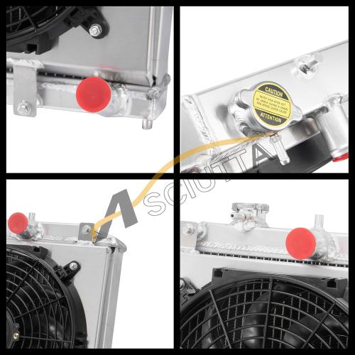 3 Row Aluminum Radiator for Honda CIVIC D15 D16 EK EG INTEGRA/Acura Integra 1992-2000 Full Aluminum Radiators   Shroud fan