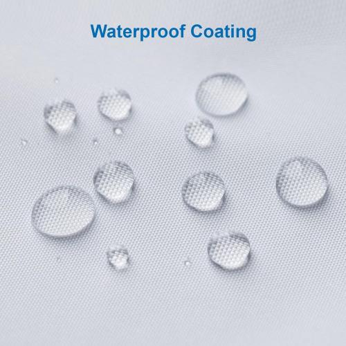 Amazer Long Stall Shower Curtain Liner Washable, 54 x 78 Inches, Fabric Shower Liner with 2 Bottom Stones, Waterproof RV Shower Curtain Liner, 9 Grommet Holes, Hotel Quality, White