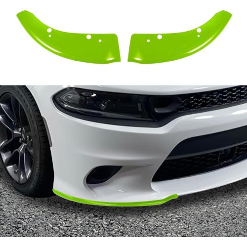 CheroCar color black  Front Bumper Lip Splitter Protector Cover Trim for 2015-2026 Dodge Charger SRT Exterior Accessories Not Fit SXT & Widebody Models
